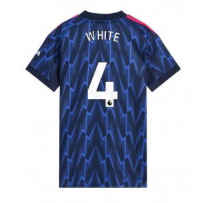 Arsenal Ben White #4 Gostujuci Dres za Ženska 2025-26 Kratak Rukavima Arsenal Ben White #4 Gostujuci Dres za Ženska 2025-26 Kratak Rukavima